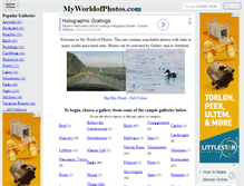 Tablet Screenshot of myworldofphotos.com